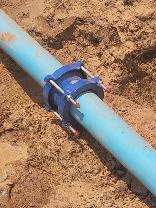 A VG coupling on the water main